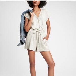 Gap TALL women’s surplice sweatshirt romper